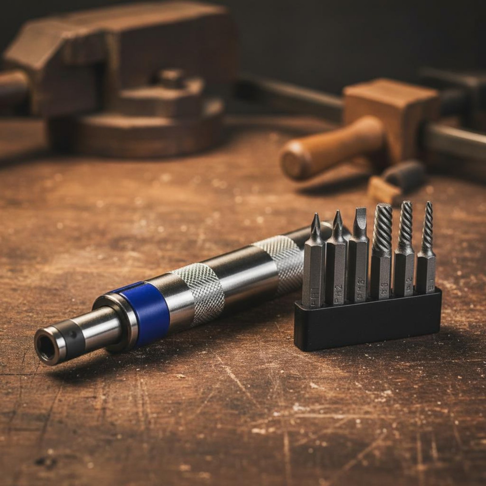 Hand Tools - Zestaw wkrętaków 6-w-1, kompaktowy wkrętak udarowy,