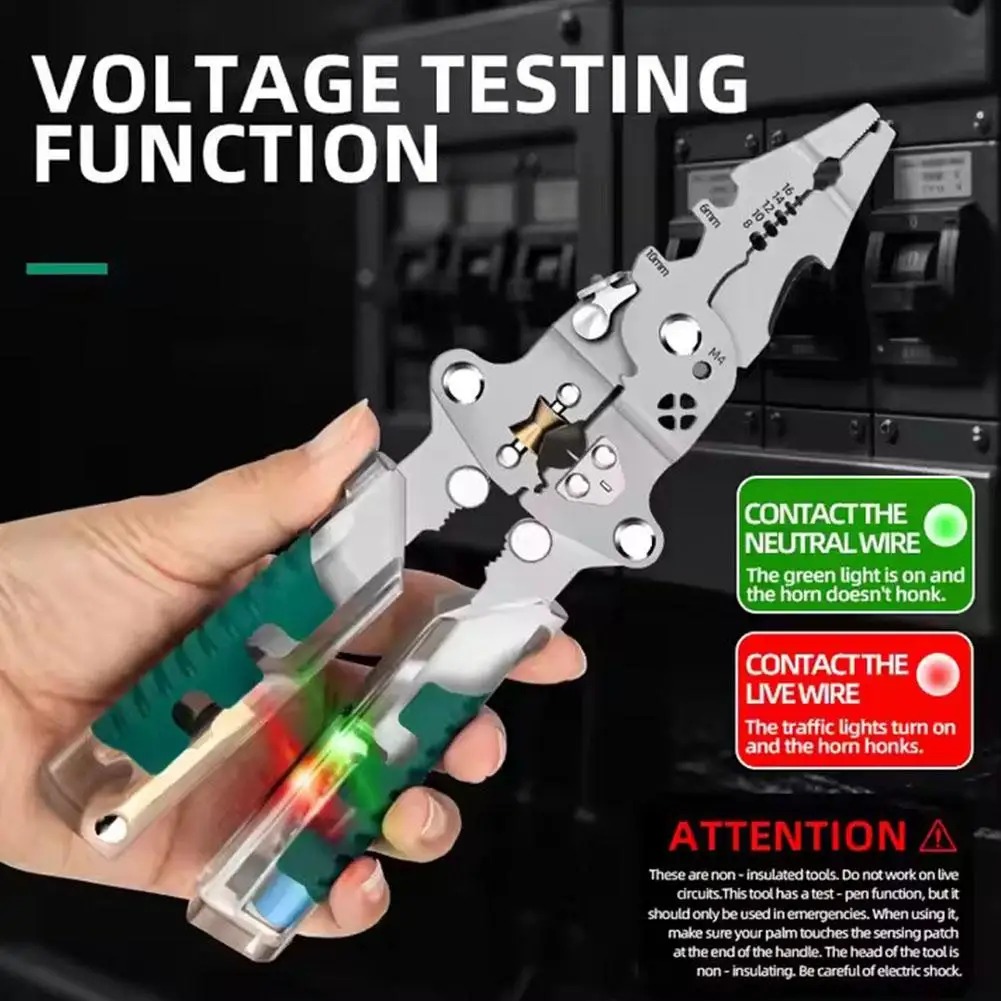 Automatic Wire Stripper Cutter - Składane szczypce do ściągania izolacji, testowania