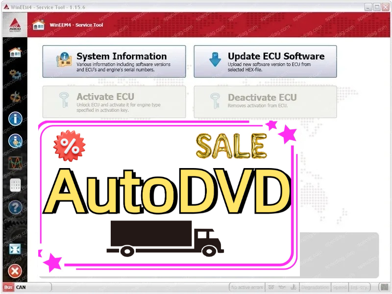 Power Tools - AutoDVD AGCO SISU Power WinEEM4 Narzędzie