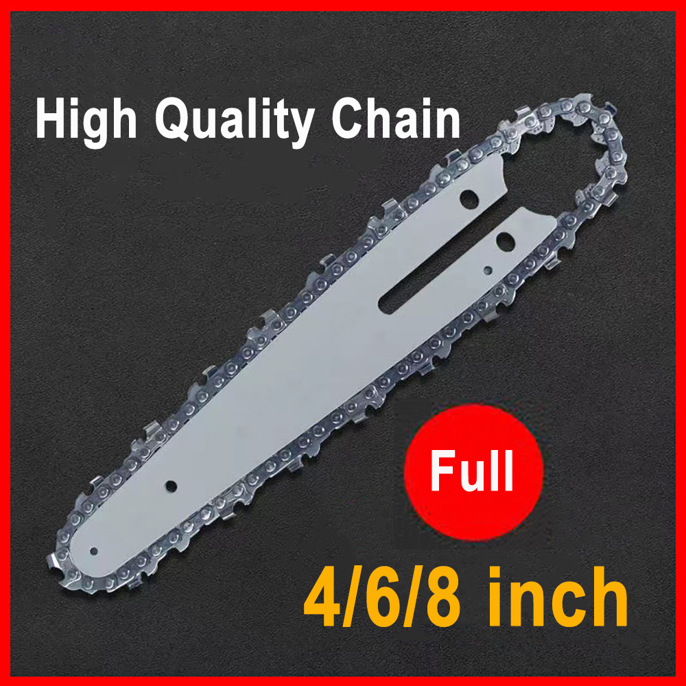 Mini Electric Chainsaw 6 Inch - 4/6/8/10 Cal 1/4 prowadnica piła łańcuchowa