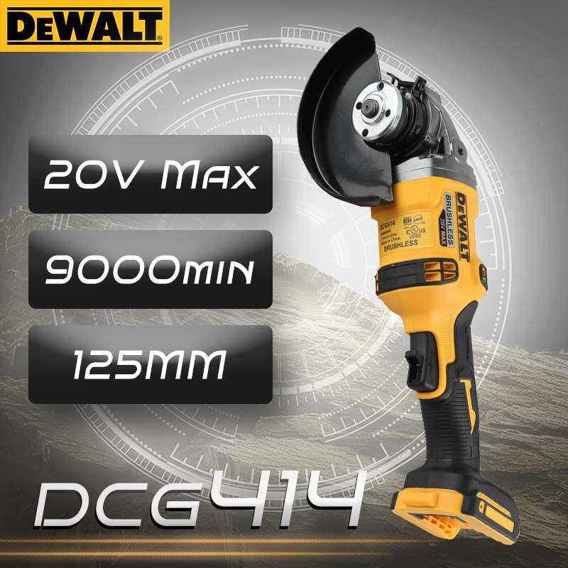 Brushless Angle Grinder Battery Powered - DEWALT DCG414 20V MAX Bezszczotkowa Szlifierka