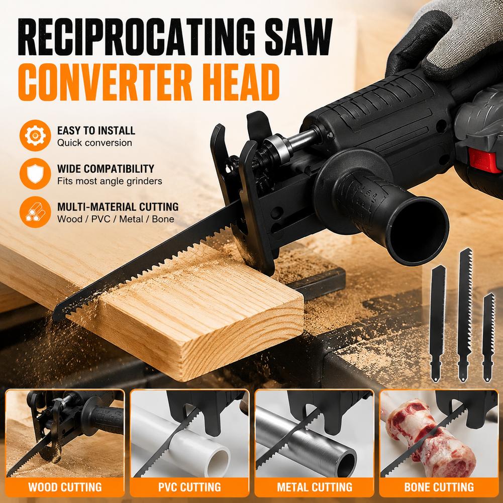 Reciprocating Saw Attachment Drill - Adapter do piły szablastej, przystawka do
