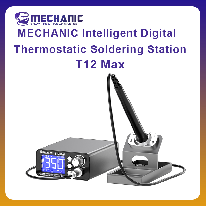 Digital Soldering Station T12 - MECHANIC OFFICIAL Inteligentna Cyfrowa Stacja Lutownicza