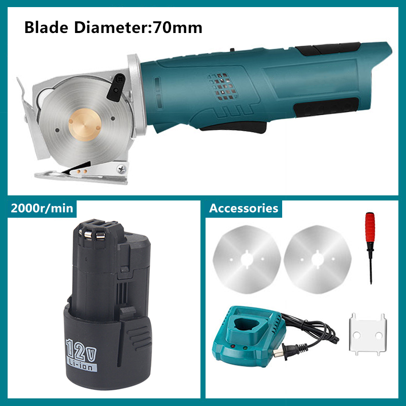 Cordless Rotary Tool Kit Accessories - Elektryczne nożyczki okrągłe 12V Bezprzewodowy elektryczny