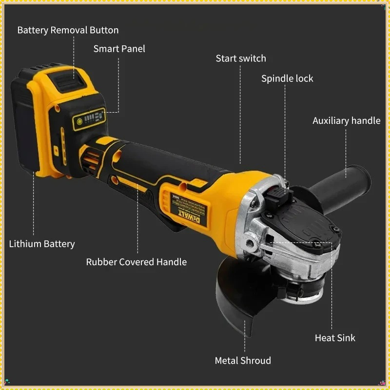 Dewalt DCG406 – akumulatorowa  – Brushless Angle Grinder Battery Powered recenzja i cena