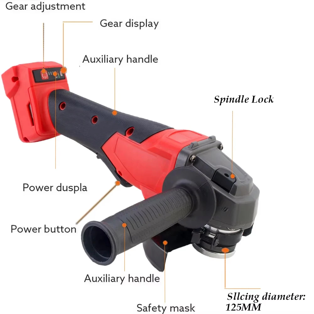 Szlifierka kątowa elektryczna  – Brushless Angle Grinder Battery Powered recenzja i cena