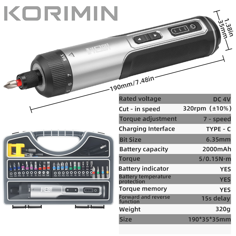 Bezprzewodowy elektryczny zest – Electric Screwdriver Rechargeable Usb recenzja i cena