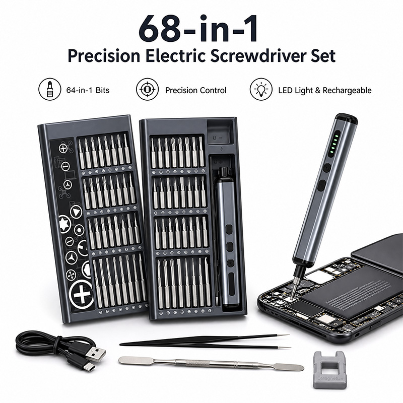 Zestaw Precyzyjnych Wkrętaków  – Electric Screwdriver Rechargeable Usb recenzja i cena