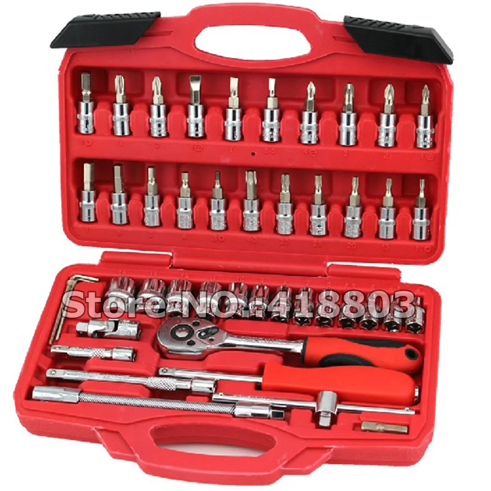 Zestaw narzędzi 46 szt. 1/4 DR – Hand Tools recenzja i cena