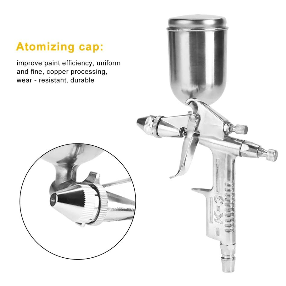 125 ml Mini pistolet natryskow – Airbrush Kit With Mini Compressor recenzja i cena