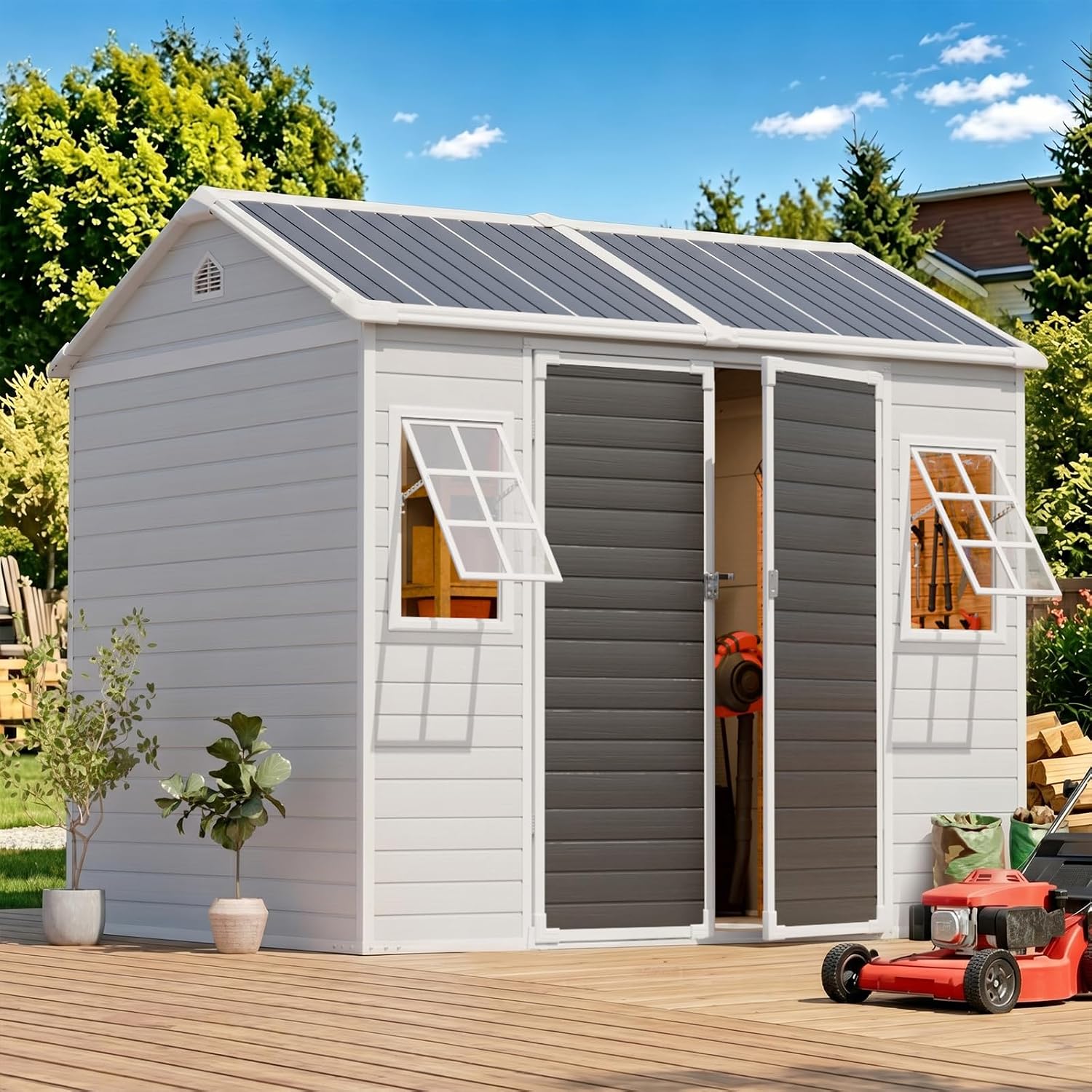 Szopa magazynowa z żywicy o wy – Garden Tools recenzja i cena