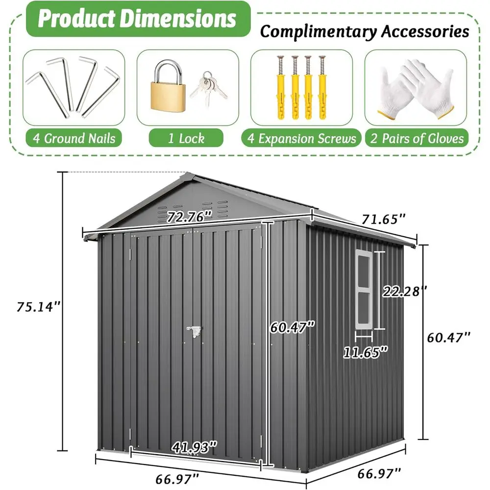 Szopa ogrodowa ze stali ocynko – Garden Tools recenzja i cena
