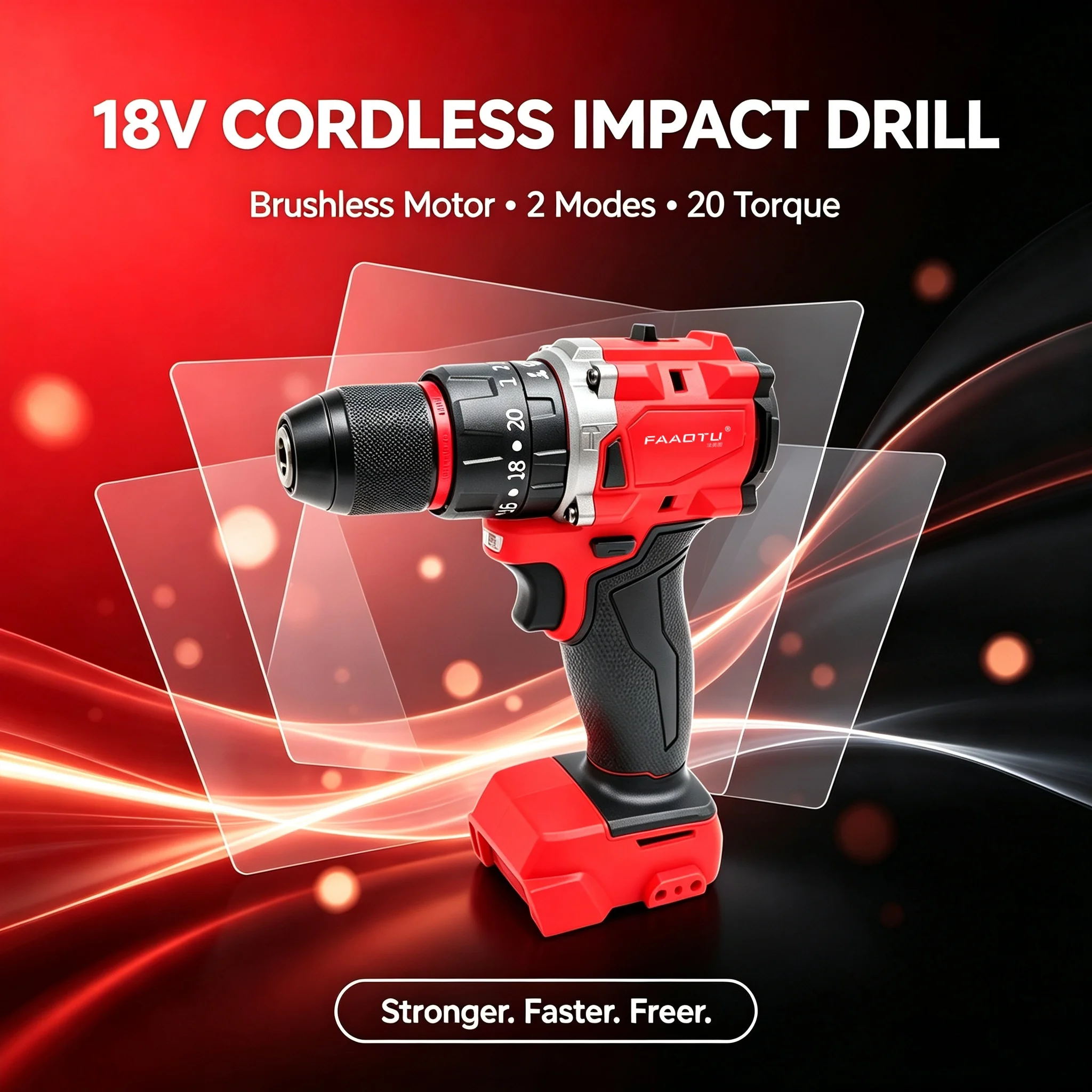 Wiertarko-wkrętarka udarowa ak – Brushless Cordless Electric Drill 18V recenzja i cena