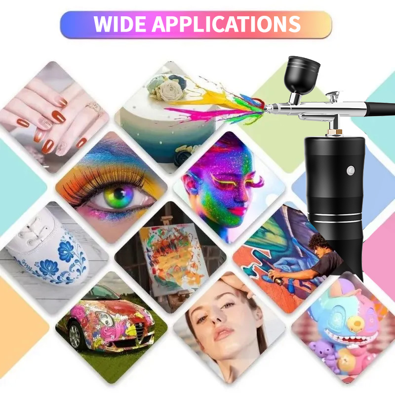Oxygen Spray Mini zestaw spręż – Airbrush Kit With Mini Compressor recenzja i cena